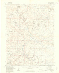 Slick Rock Colorado Historical topographic map, 1:62500 scale, 15 X 15 Minute, Year 1960