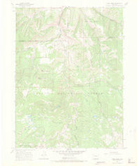 Slide Creek Colorado Historical topographic map, 1:24000 scale, 7.5 X 7.5 Minute, Year 1966