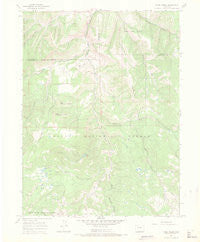 Slide Creek Colorado Historical topographic map, 1:24000 scale, 7.5 X 7.5 Minute, Year 1966