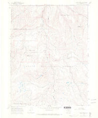 Slide Creek Colorado Historical topographic map, 1:24000 scale, 7.5 X 7.5 Minute, Year 1966