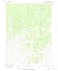 Slide Mountain Colorado Historical topographic map, 1:24000 scale, 7.5 X 7.5 Minute, Year 1971