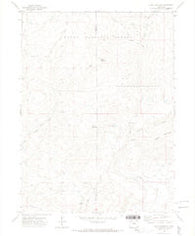 Slide Mountain Colorado Historical topographic map, 1:24000 scale, 7.5 X 7.5 Minute, Year 1971