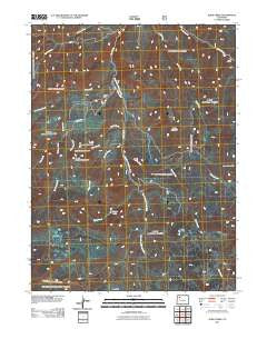 Slide Creek Colorado Historical topographic map, 1:24000 scale, 7.5 X 7.5 Minute, Year 2011