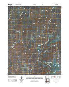 Slide Mountain Colorado Historical topographic map, 1:24000 scale, 7.5 X 7.5 Minute, Year 2011