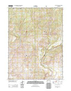 Slide Mountain Colorado Historical topographic map, 1:24000 scale, 7.5 X 7.5 Minute, Year 2013