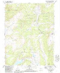Slumgullion Pass Colorado Historical topographic map, 1:24000 scale, 7.5 X 7.5 Minute, Year 1986