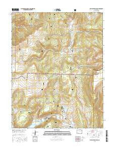 Slumgullion Pass Colorado Current topographic map, 1:24000 scale, 7.5 X 7.5 Minute, Year 2016