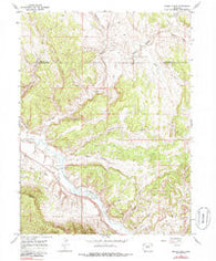 Smizer Gulch Colorado Historical topographic map, 1:24000 scale, 7.5 X 7.5 Minute, Year 1966