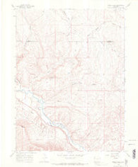 Smizer Gulch Colorado Historical topographic map, 1:24000 scale, 7.5 X 7.5 Minute, Year 1966
