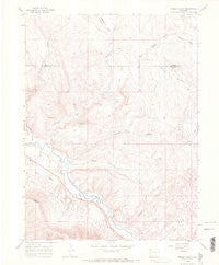 Smizer Gulch Colorado Historical topographic map, 1:24000 scale, 7.5 X 7.5 Minute, Year 1966