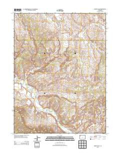 Smizer Gulch Colorado Historical topographic map, 1:24000 scale, 7.5 X 7.5 Minute, Year 2013