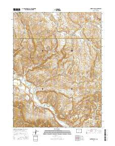 Smizer Gulch Colorado Current topographic map, 1:24000 scale, 7.5 X 7.5 Minute, Year 2016