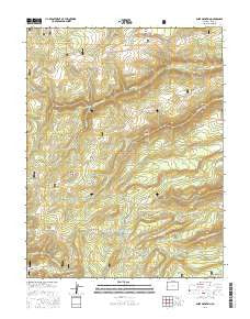 Snipe Mountain Colorado Current topographic map, 1:24000 scale, 7.5 X 7.5 Minute, Year 2016