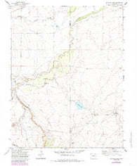 Snowden Lake Colorado Historical topographic map, 1:24000 scale, 7.5 X 7.5 Minute, Year 1970