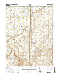 Snowden Lake Colorado Current topographic map, 1:24000 scale, 7.5 X 7.5 Minute, Year 2016