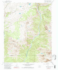 Snowdon Peak Colorado Historical topographic map, 1:24000 scale, 7.5 X 7.5 Minute, Year 1964