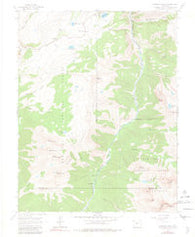 Snowdon Peak Colorado Historical topographic map, 1:24000 scale, 7.5 X 7.5 Minute, Year 1964
