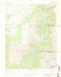 Snowdon Peak Colorado Historical topographic map, 1:24000 scale, 7.5 X 7.5 Minute, Year 1964