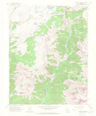 Snowdon Peak Colorado Historical topographic map, 1:24000 scale, 7.5 X 7.5 Minute, Year 1964