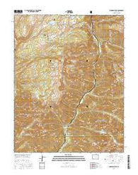 Snowdon Peak Colorado Current topographic map, 1:24000 scale, 7.5 X 7.5 Minute, Year 2016