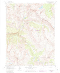 Snowmass Mountain Colorado Historical topographic map, 1:24000 scale, 7.5 X 7.5 Minute, Year 1960