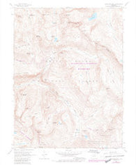 Snowmass Mountain Colorado Historical topographic map, 1:24000 scale, 7.5 X 7.5 Minute, Year 1960