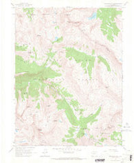 Snowmass Mountain Colorado Historical topographic map, 1:24000 scale, 7.5 X 7.5 Minute, Year 1960