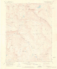 Snowmass Mountain Colorado Historical topographic map, 1:24000 scale, 7.5 X 7.5 Minute, Year 1960