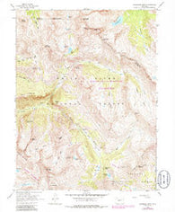Snowmass Mtn Colorado Historical topographic map, 1:24000 scale, 7.5 X 7.5 Minute, Year 1960