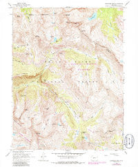 Snowmass Mtn Colorado Historical topographic map, 1:24000 scale, 7.5 X 7.5 Minute, Year 1960