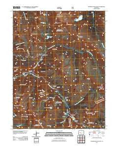 Snowmass Mountain Colorado Historical topographic map, 1:24000 scale, 7.5 X 7.5 Minute, Year 2011
