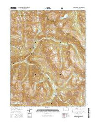 Snowmass Mountain Colorado Current topographic map, 1:24000 scale, 7.5 X 7.5 Minute, Year 2016