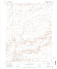 Snyder Flats Colorado Historical topographic map, 1:24000 scale, 7.5 X 7.5 Minute, Year 1972