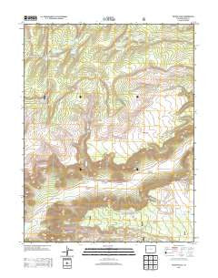 Snyder Flats Colorado Historical topographic map, 1:24000 scale, 7.5 X 7.5 Minute, Year 2013