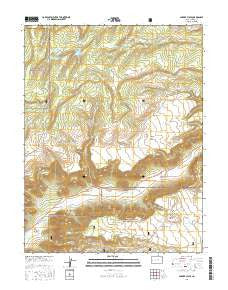 Snyder Flats Colorado Current topographic map, 1:24000 scale, 7.5 X 7.5 Minute, Year 2016