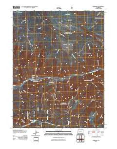 Somerset Colorado Historical topographic map, 1:24000 scale, 7.5 X 7.5 Minute, Year 2011