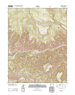 Somerset Colorado Historical topographic map, 1:24000 scale, 7.5 X 7.5 Minute, Year 2013