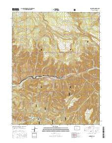 Somerset Colorado Current topographic map, 1:24000 scale, 7.5 X 7.5 Minute, Year 2016