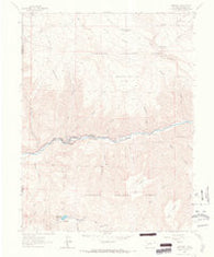 Somerset Colorado Historical topographic map, 1:24000 scale, 7.5 X 7.5 Minute, Year 1964