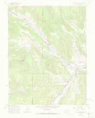 South Fork West Colorado Historical topographic map, 1:24000 scale, 7.5 X 7.5 Minute, Year 1967