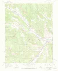 South Fork West Colorado Historical topographic map, 1:24000 scale, 7.5 X 7.5 Minute, Year 1967