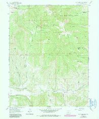 South Mamm Peak Colorado Historical topographic map, 1:24000 scale, 7.5 X 7.5 Minute, Year 1960
