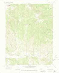 South Mamm Peak Colorado Historical topographic map, 1:24000 scale, 7.5 X 7.5 Minute, Year 1960