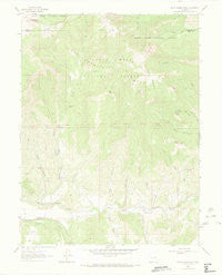 South Mamm Peak Colorado Historical topographic map, 1:24000 scale, 7.5 X 7.5 Minute, Year 1960