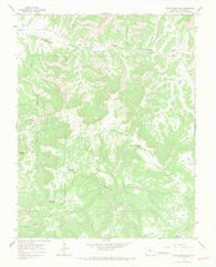 South Mountain Colorado Historical topographic map, 1:24000 scale, 7.5 X 7.5 Minute, Year 1964