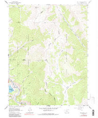 South Peak Colorado Historical topographic map, 1:24000 scale, 7.5 X 7.5 Minute, Year 1961
