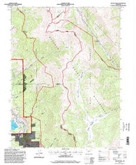 South Peak Colorado Historical topographic map, 1:24000 scale, 7.5 X 7.5 Minute, Year 1994
