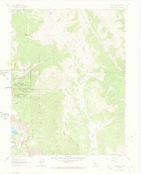 South Peak Colorado Historical topographic map, 1:24000 scale, 7.5 X 7.5 Minute, Year 1961