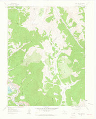 South Peak Colorado Historical topographic map, 1:24000 scale, 7.5 X 7.5 Minute, Year 1961