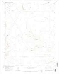 South Rattlesnake Butte Colorado Historical topographic map, 1:24000 scale, 7.5 X 7.5 Minute, Year 1971